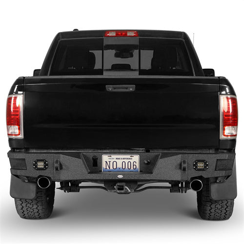 HookeRoad Dodge Ram Front Bumper & Rear Bumper Combo for 2013-2018 Dodge Ram 1500, Excluding Rebel b60016002s 5