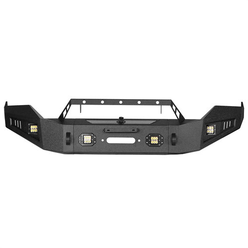 HookeRoad Dodge Ram Front Bumper & Rear Bumper Combo for 2013-2018 Dodge Ram 1500, Excluding Rebel b60016002s 6