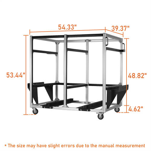 Load image into Gallery viewer, Products Doors and Hardtops Storage Cart (97-23 Wrangler TJ JK JL Hardtop Gladiator JT Hardtop &amp; 21-23 Ford Bronco Hardtop) b2067s 7
