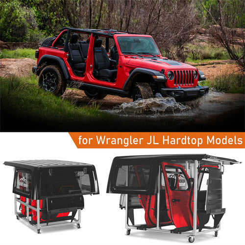 Load image into Gallery viewer, Products Doors and Hardtops Storage Cart (97-23 Wrangler TJ JK JL Hardtop Gladiator JT Hardtop &amp; 21-23 Ford Bronco Hardtop) b2067s 9
