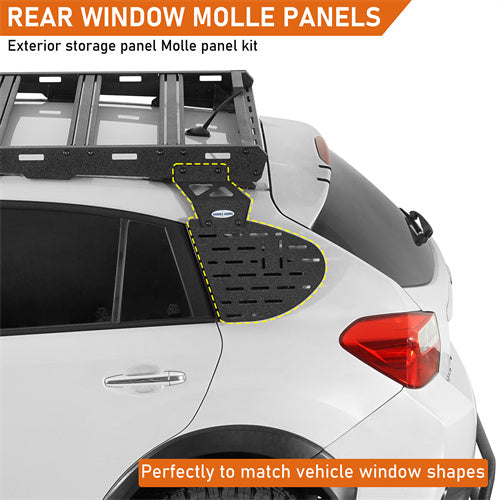 Hooke Road Rear Window Molle Panel for 2013-2017 Subaru XV Crosstrek b4707s 5