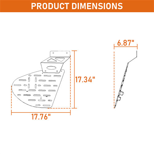 Hooke Road Rear Window Molle Panel for 2013-2017 Subaru XV Crosstrek b4707s 8