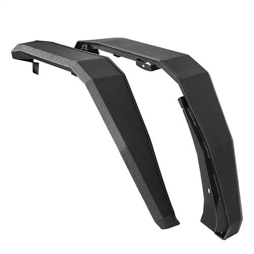 Hooke Road Flat Front Fender Flares Off Road Parts For Jeep Wrangler JK 2007-2018 b2080s 23