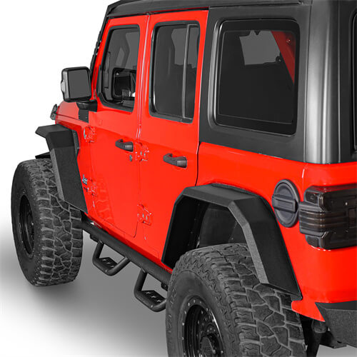 2018-2024 Jeep JL Fender Flares w/Signal Lights 4x4 Jeep Parts - Hooke Road b3055 8