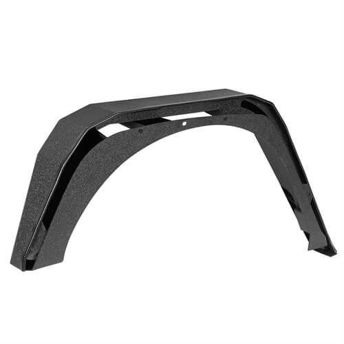 Hooke Road Flat Rear Fender Flares Off Road Parts For Jeep Wrangler JK 2007-2018 b2081s 19