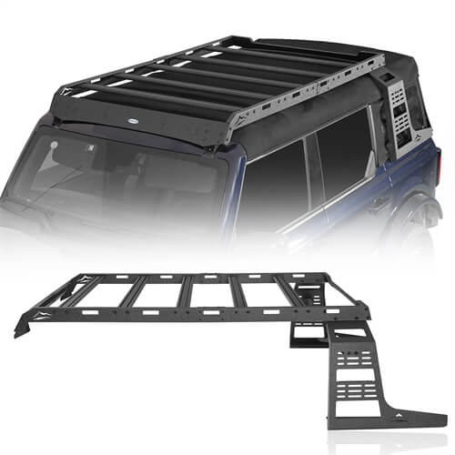 2021 2022 2023 Ford Bronco Aluminum Roof Rack Cargo Rack 4x4 Parts -  Hooke Road b8924s 2