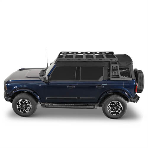 Load image into Gallery viewer, 2021 2022 2023 Ford Bronco Aluminum Roof Rack Cargo Rack 4x4 Parts -  Hooke Road b8924s 4
