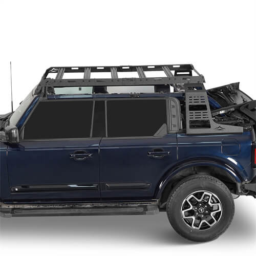 Load image into Gallery viewer, 2021 2022 2023 Ford Bronco Aluminum Roof Rack Cargo Rack 4x4 Parts -  Hooke Road b8924s 6
