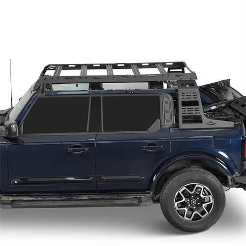 2021 2022 2023 Ford Bronco Aluminum Roof Rack Cargo Rack 4x4 Parts -  Hooke Road b8924s 6