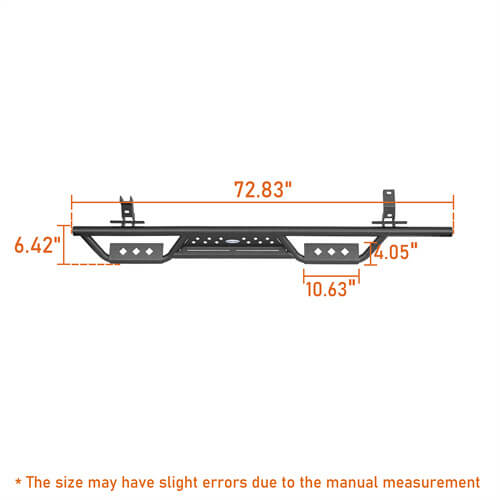 Load image into Gallery viewer, Ford Bronco Drop Side Step Bars for Bronco 2021-2023- HookeRoad  b8901 9
