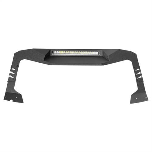 2021-2024 Ford Bronco Madmax Windshield Frame Cover Visor w/LED Light Bar - Hooke Road