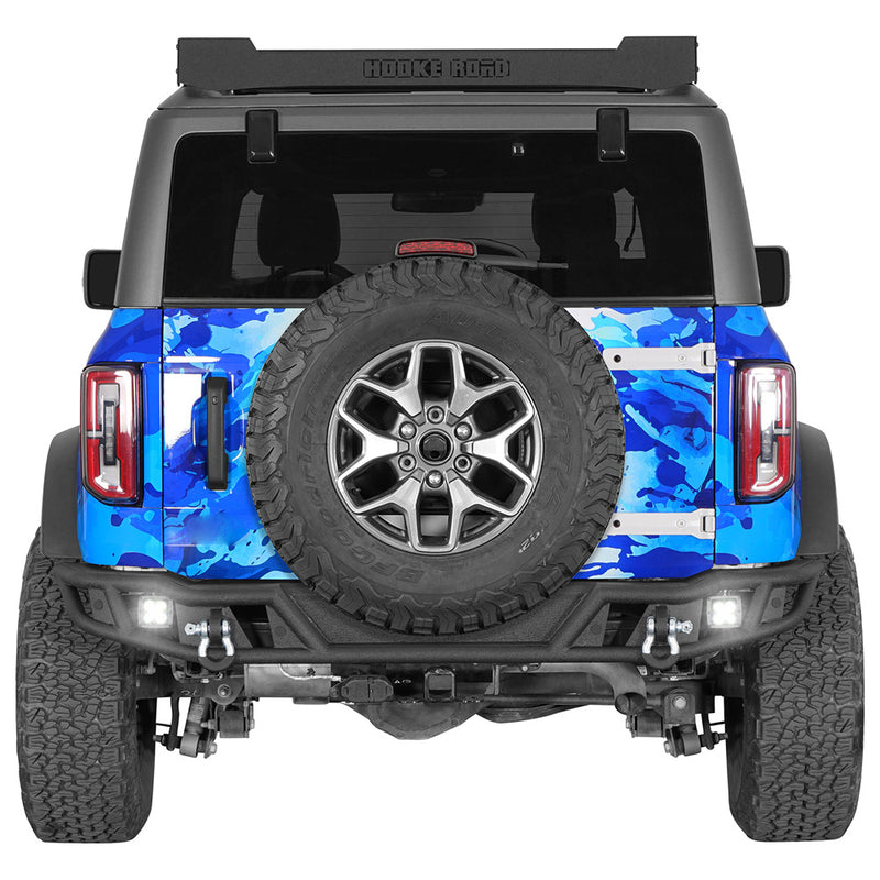 Load image into Gallery viewer, Hooke Road 2021-2025 Ford Bronco Tubular Rear Bumper Replacement b8934s 3
