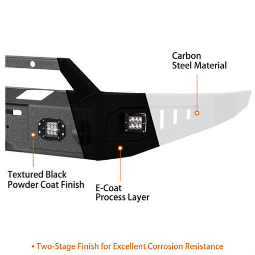 Load image into Gallery viewer, 2004-2008 Ford F-150 Aftermarket Full Width Front Bumper 4x4 Truck Parts - Hooke Road b8005 15
