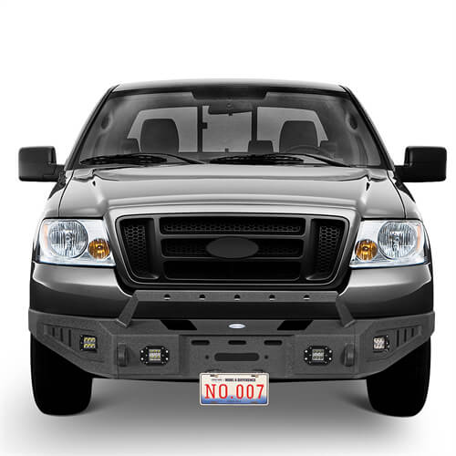Load image into Gallery viewer, 2004-2008 Ford F-150 Aftermarket Full Width Front Bumper 4x4 Truck Parts - Hooke Road b8005 3
