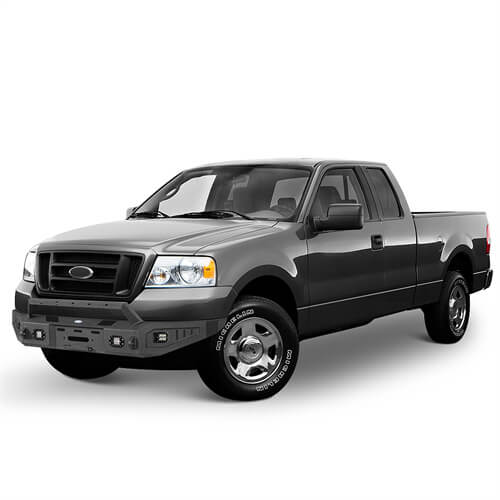 Load image into Gallery viewer, 2004-2008 Ford F-150 Aftermarket Full Width Front Bumper 4x4 Truck Parts - Hooke Road b8005 5
