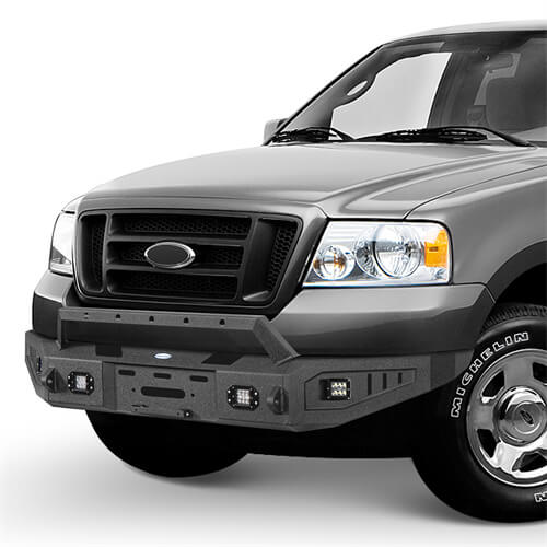 Load image into Gallery viewer, 2004-2008 Ford F-150 Aftermarket Full Width Front Bumper 4x4 Truck Parts - Hooke Road b8005 7
