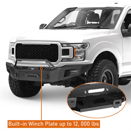 2018-2020 Ford F-150 Front Bumper Aftermarket Bumper Pickup Truck Parts - Hooke Road b8258 13