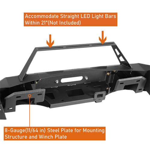 Load image into Gallery viewer, 2018-2020 Ford F-150 Front Bumper Aftermarket Bumper Pickup Truck Parts - Hooke Road b8258 15
