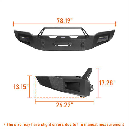 Load image into Gallery viewer, 2018-2020 Ford F-150 Front Bumper Aftermarket Bumper Pickup Truck Parts - Hooke Road b8258 18
