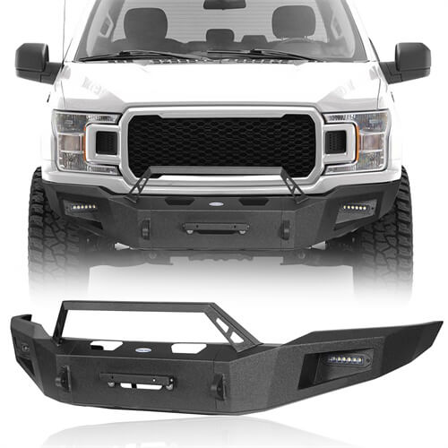 Load image into Gallery viewer, 2018-2020 Ford F-150 Front Bumper Aftermarket Bumper Pickup Truck Parts - Hooke Road b8258 2
