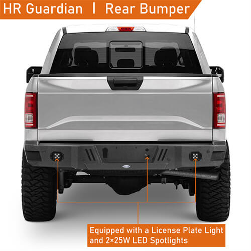 Load image into Gallery viewer, 2018-2020 Ford F-150 Rear Bumper Aftermarket Bumper 4x4 Truck Parts - Hooke Road B8260 10
