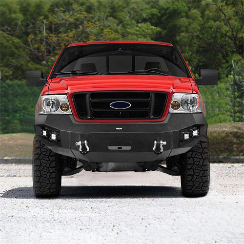 Load image into Gallery viewer, Hooke Road Ford F-150 front bumper for 2004-2008 and rear bumper for 2006-2014 Hooke Road HE.8000+HE.8203 4
