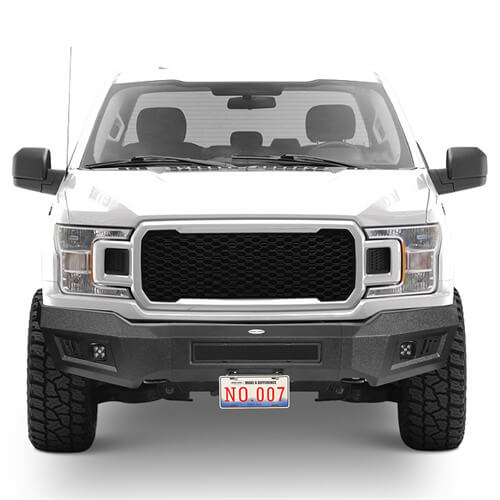 Load image into Gallery viewer, 2018-2020 Ford F-150 Full-Width Front Bumper Offroad Bumper 4x4 Truck Parts - Hooke Road b8526s 3
