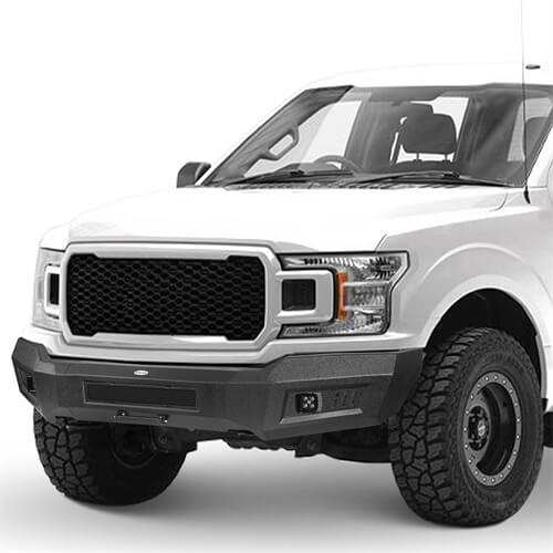 Load image into Gallery viewer, 2018-2020 Ford F-150 Full-Width Front Bumper Offroad Bumper 4x4 Truck Parts - Hooke Road b8526s 6
