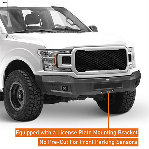 Load image into Gallery viewer, 2018-2020 Ford F-150 Full-Width Front Bumper Offroad Bumper 4x4 Truck Parts - Hooke Road b8526s 9
