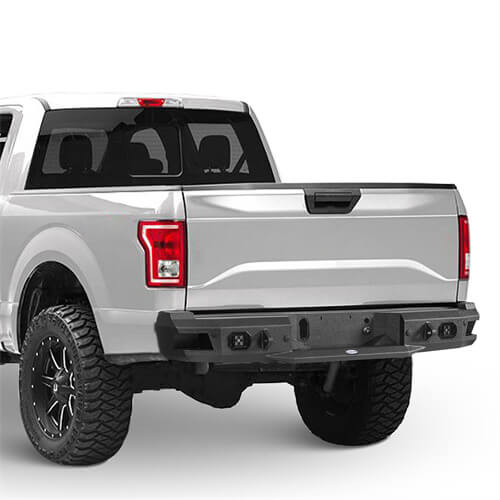 Load image into Gallery viewer, 2018-2020 Ford F-150 Rear Bumper Offroad Bumper 4x4 Truck Parts - Hooke Road b8259 7
