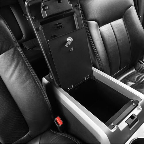 Load image into Gallery viewer, Steel Console Safe Lockbox Insert  Extra Storage For 2009-2014 Ford F150-Hooke Road4x4 ft10009sho 4
