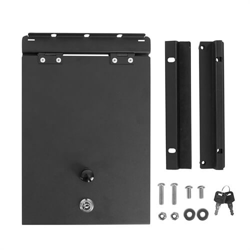 Steel Console Safe Lockbox Insert  Extra Storage For 2009-2014 Ford F150-Hooke Road4x4 ft10009sho 6