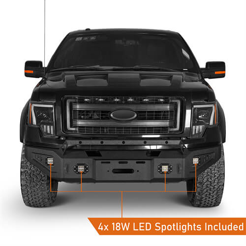 Load image into Gallery viewer, HookeRoad Ford OffRoad Full Width Front Bumper for 2009-2014 Ford F150 b8213s 11
