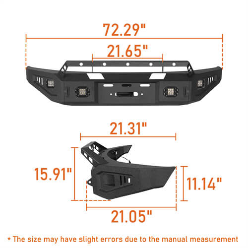 Load image into Gallery viewer, HookeRoad Ford OffRoad Full Width Front Bumper for 2009-2014 Ford F150 b8213s 19
