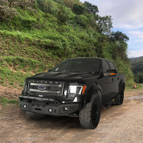 Load image into Gallery viewer, HookeRoad Ford OffRoad Full Width Front Bumper for 2009-2014 Ford F150 b8213s 4
