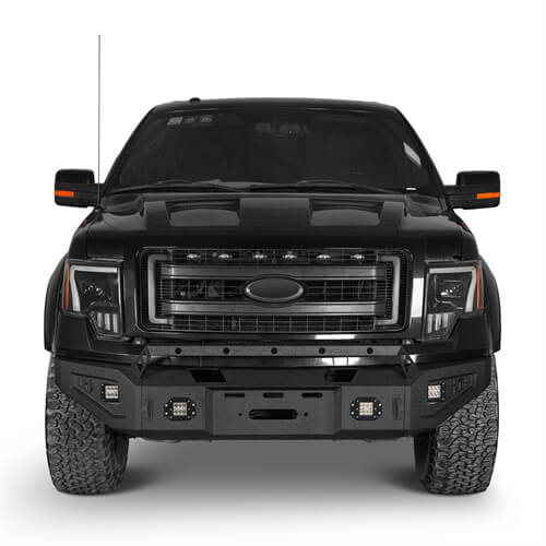HookeRoad Ford OffRoad Full Width Front Bumper for 2009-2014 Ford F150 b8213s 5