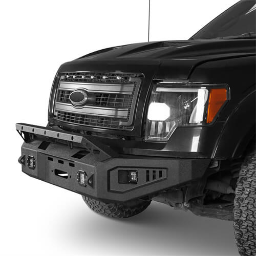 HookeRoad Ford OffRoad Full Width Front Bumper for 2009-2014 Ford F150 b8213s 7