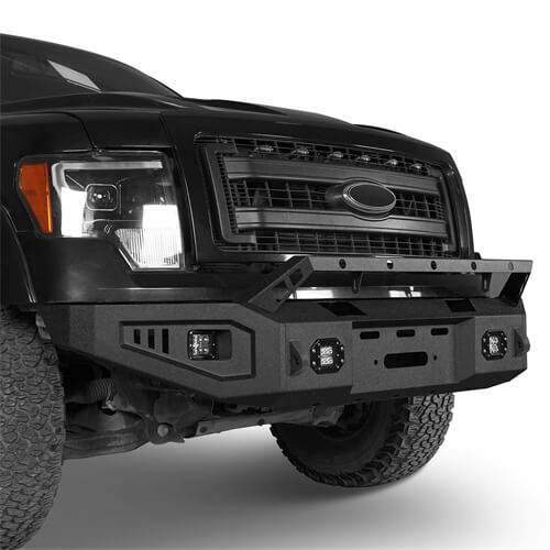 Load image into Gallery viewer, HookeRoad Ford OffRoad Full Width Front Bumper for 2009-2014 Ford F150 b8213s 8
