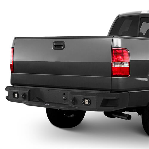 Off-Road Rear Bumper w/License Plate Light 4x4 truck parts For 2006-2008 Ford F-150 - Hooke Road b8004 3