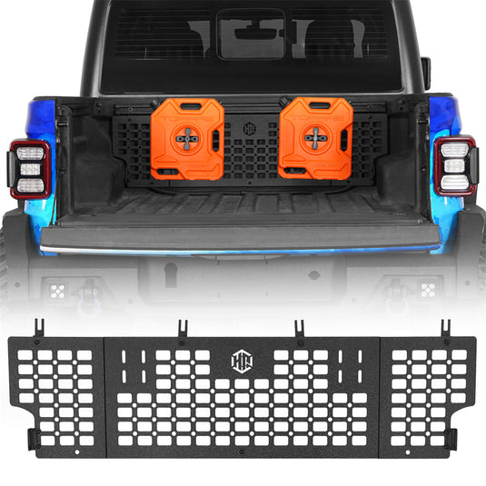 Front Bed Storage MOLLE Panel for 2020-2026 Jeep Gladiator JT Hooke Road b7032s 1