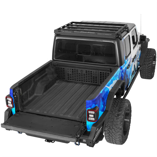 Front Bed Storage MOLLE Panel for 2020-2026 Jeep Gladiator JT Hooke Road b7032s 2