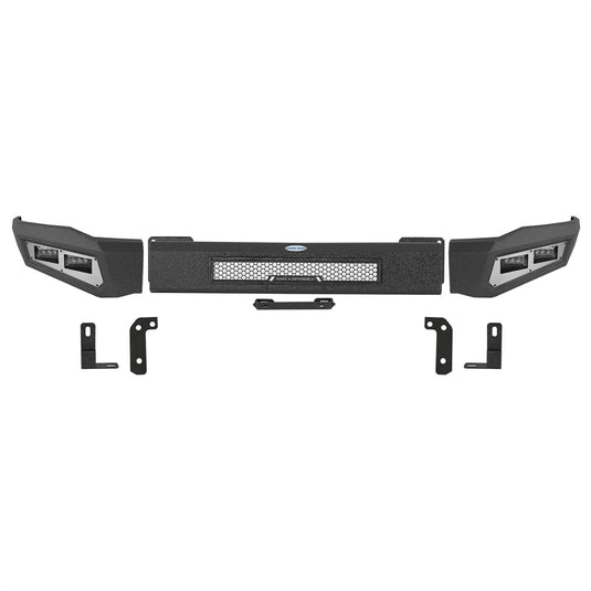 Hooke Road Front Bumper w/ LED Spotlights for 2013-2018 Ram 1500 b6211s 3