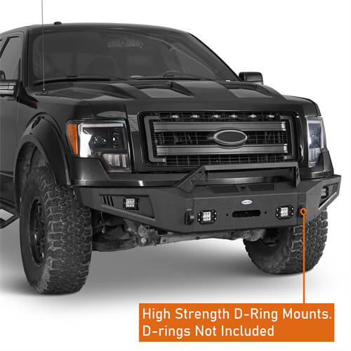 Load image into Gallery viewer, HookeRoad F-150 Ford Front Bumper for 2009-2014 Ford F-150, Excluding Raptor b8202s 10
