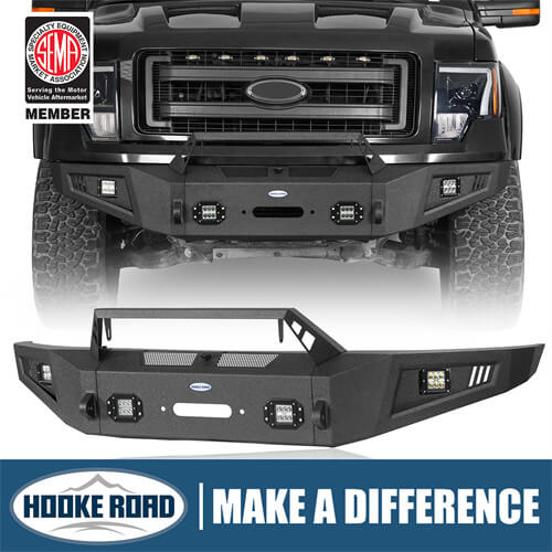 Load image into Gallery viewer, HookeRoad F-150 Ford Front Bumper for 2009-2014 Ford F-150, Excluding Raptor b8202s 1
