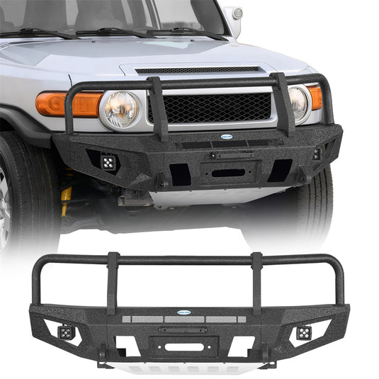 Front Bumper Grille Guard for 2007-2014 Toyota FJ Cruiser Hooke Road b4900s 1