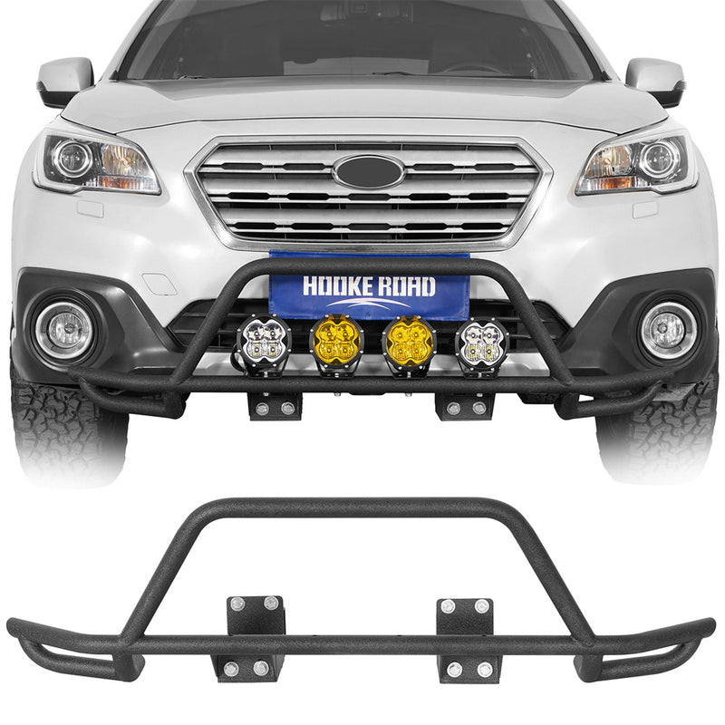 Load image into Gallery viewer, Hooke Road Front Bumper Guard Light Bar for 2015-2019 Subaru Outback b4768s 1
