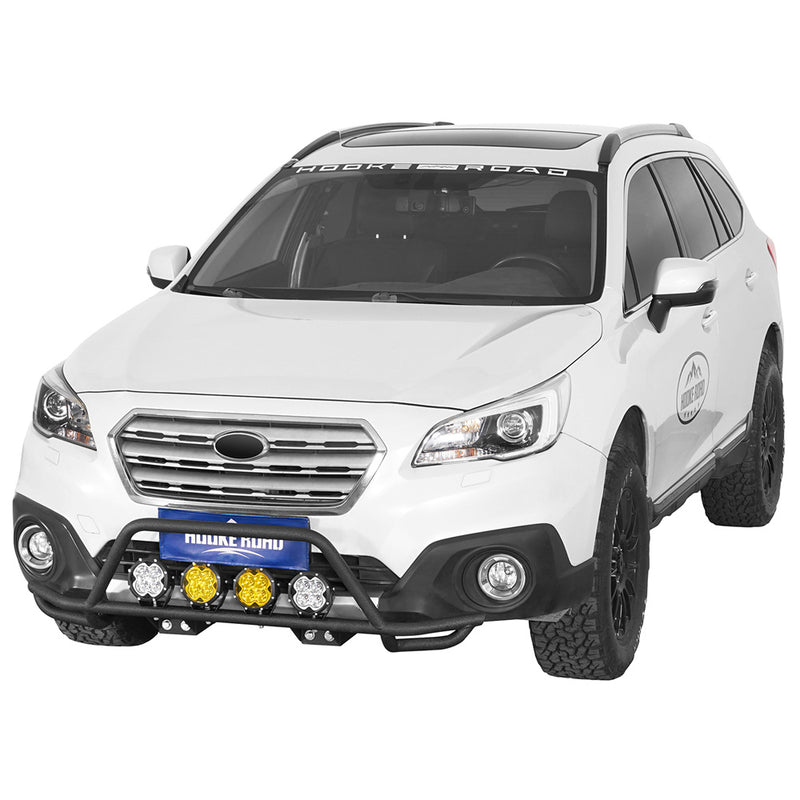 Load image into Gallery viewer, Hooke Road Front Bumper Guard Light Bar for 2015-2019 Subaru Outback b4768s 2

