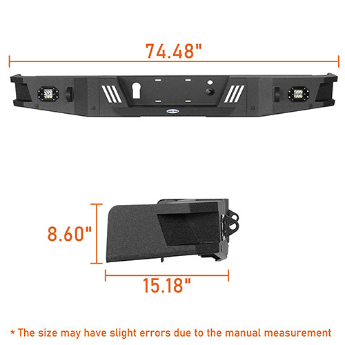Load image into Gallery viewer, HookeRoad Ford F-150 Front Bumper &amp; Rear Bumper Back Bumper for 2009-2014 Ford F-150 Hooke Road HE.8201+8204 29
