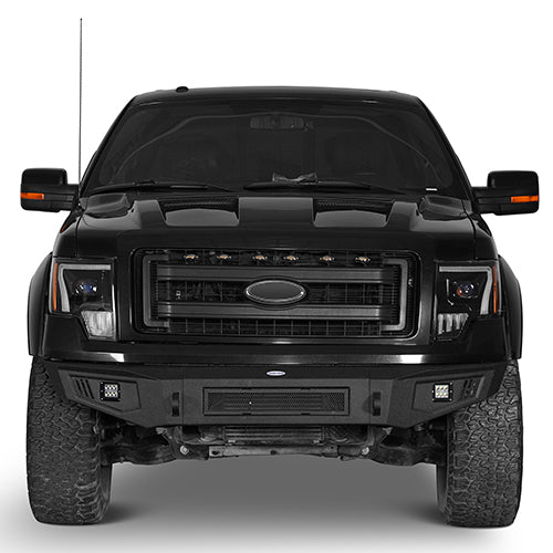 HookeRoad Ford F-150 Front Bumper & Rear Bumper Back Bumper for 2009-2014 Ford F-150 Hooke Road HE.8201+8204 3