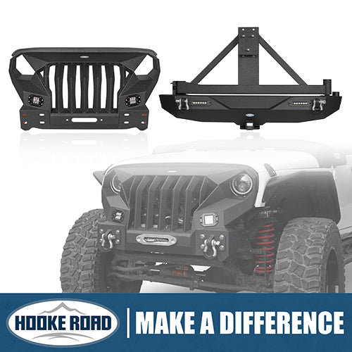 HookeRoad Mad Max Front Bumper & Rear Bumper w/2